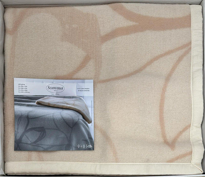 Coperta Somma Grace in 100% pura lana 450 gr