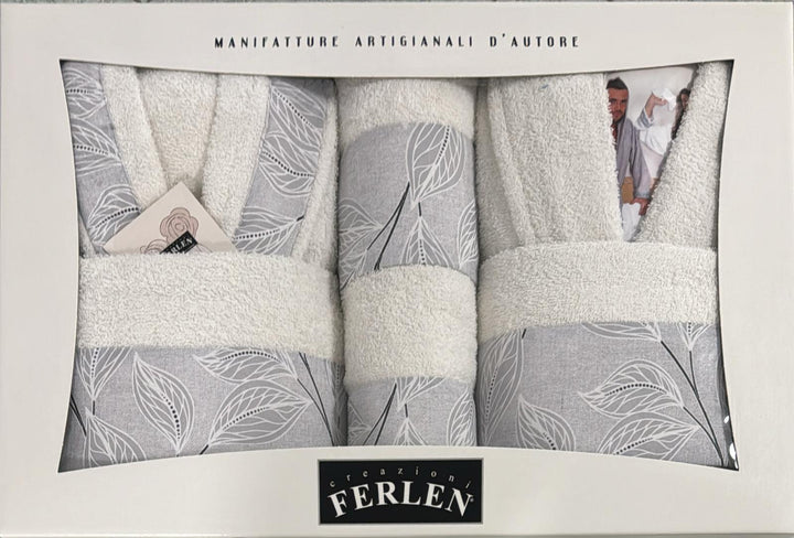 Completo bagno 8 pezzi Ferlen con balza stampata