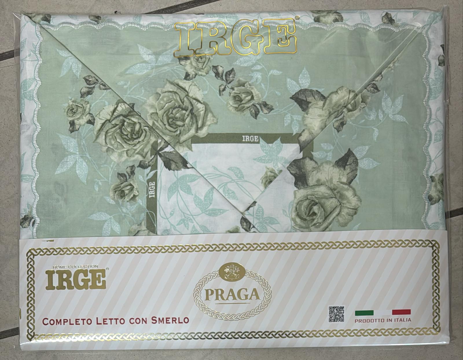 Coppia lenzuola Praga Irge con smerlo