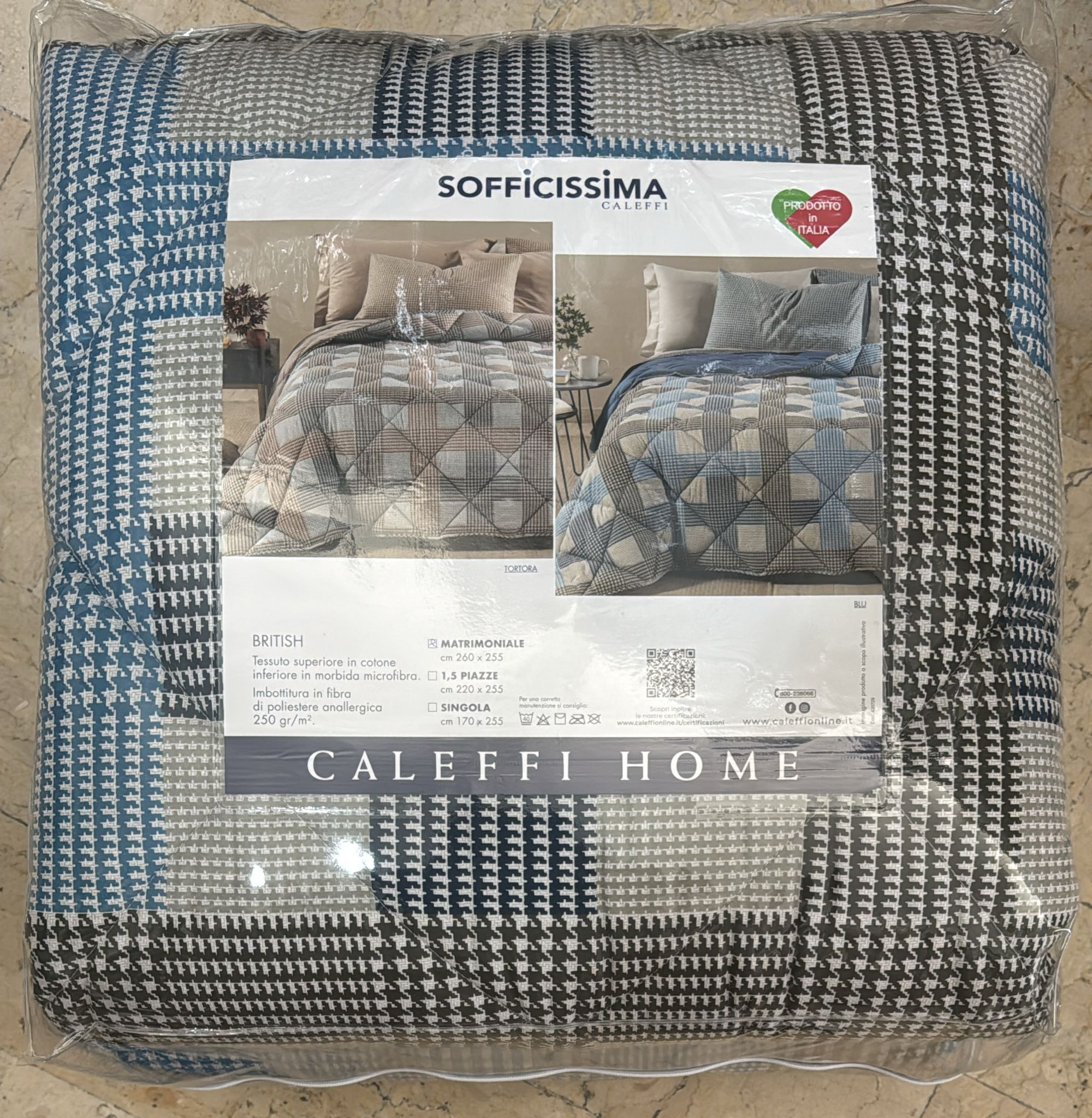 Trapunta Caleffi Textile in stampa digitale matrimoniale
