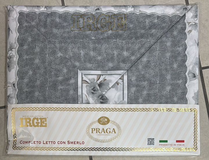 Coppia lenzuola Praga Irge con smerlo