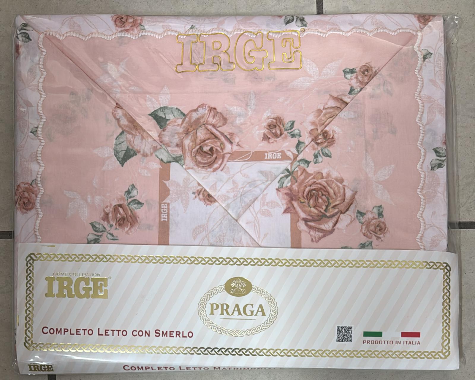 Coppia lenzuola Praga Irge con smerlo